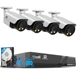 Gwsecu 8 kênh CCTV an ninh Hệ thống <span class=keywords><strong>Camera</strong></span> POE 12MP máy ảnh với NVR Kit 4k 2-cách âm thanh ai đầy đủ màu sắc cho Nhà Kinh Doanh - Product Image 1