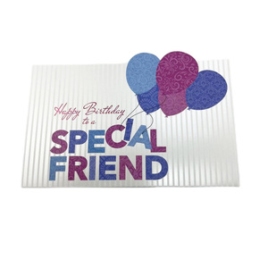 Cartes de félicitations pour la douche de bébé Couleurs <span class=keywords><strong>pastel</strong></span> Détails UV surélevés pour la carte d'emballage des nouveaux parents - Product Image 1