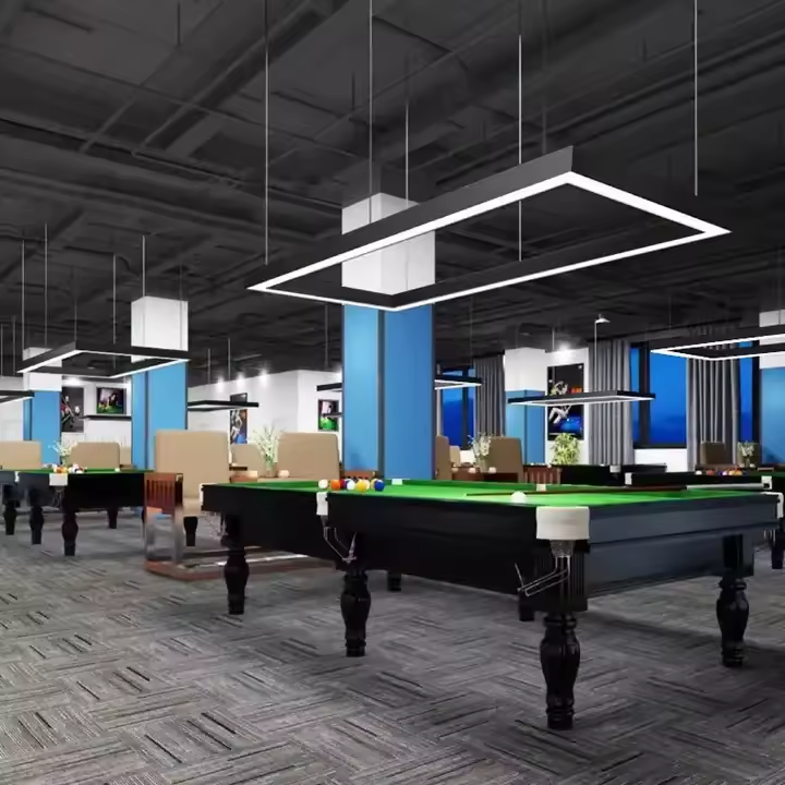 New Arrival 9FT LED Pool Table Light Fixture - Modern Shadowless