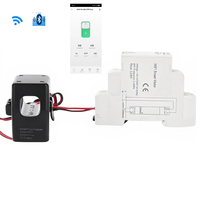 Interrupteur intelligent ZigBee avec minuterie, certifié CE, 100-240V AC, rail DIN, moniteur de puissance, compteur de consommation électrique (kWh), voltmètre, ampèremètre
