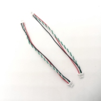 JST-SH 1.0MM 2/3/4/5/6/7/8/9 Pin konektor pria ganda kabel kawat silikon Terminal pre-crimp untuk Drone RC FPV sirkuit ESC