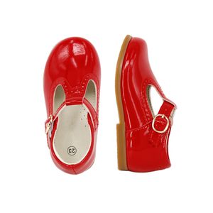 Choozii Casual di Lusso di Tendenza Piccoli Pattini Delle Ragazze Della Principessa Partito Rosso Mary Jane Scarpe - Product Image 5
