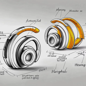 แม่พิมพ์การฉีดเครื่องช่วยฟังสำหรับผู้สูงอายุแม่พิมพ์ฉีดเกรดทางการแพทย์พีซี/เอบีเอสที่มีความแม่นยำโครงสร้างแบบ BTE - Product Image 1