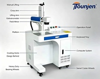 Vente directe d’usine de machines de marquage laser à fibre, plusieurs modèles disponibles: 20 W, 30 W, 60 W, 100W; pour métaux, acier inoxydable, plaques signalétiques et bijoux.