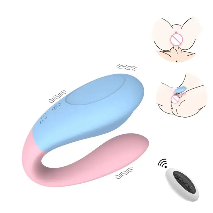 Wireless Female U-shape Juguetes Sexuales Para Mujeres Dual Vibrator Wearable Invisible APP Vibrator