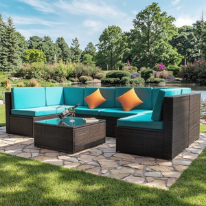 Mobilier d'extérieur populaire Sofa <span class=keywords><strong>de</strong></span> <span class=keywords><strong>jardin</strong></span> modulaire Ensembles Tissu Meuble <span class=keywords><strong>De</strong></span> <span class=keywords><strong>Salon</strong></span> Suite Contemporain pour Patio <span class=keywords><strong>Jardin</strong></span> Extérieur - Product Image 6