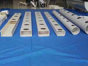 Máquina Vertical de <span class=keywords><strong>canales</strong></span> hidropónicos NFT, sistema de plantación de PVC, línea de producción de perfiles - Product Image 2