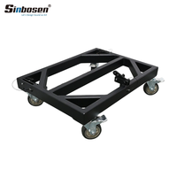 Chariot à roulettes en métal de style européen 4-en-1 pour enceinte Line Array HDL20A