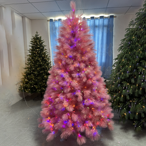 Árbol de Navidad de PE con Luces, Novedad 2026, Venta al por Mayor, Árbol de Navidad de Pampas - Product Image 1