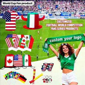 Soccer Fan <b>Gift</b> Set 2026 Custom Logo Eco-Friendly Silk Screen Printed Promotional Hats Caps for Football Promotions Team Support - Product Image 1