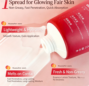 Loción Corporal Humectante e Iluminadora, Crema Hidratante para el Cuidado de la Piel, Tacto Suave para Uso Diario, 200 mL - Product Image 3