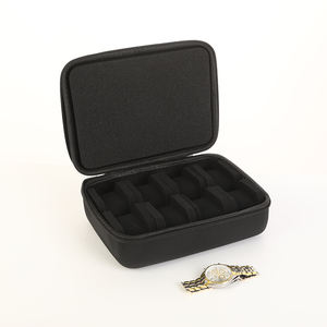 กล่องใส่นาฬิกาวีแกน8ช่องหรูหราโลโก้ออกแบบได้ตามต้องการดีไซน์โบราณสำหรับคอลเลกชันนาฬิกาข้อมือของผู้ชาย - Product Image 2