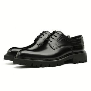 Zapatos de Hombre de Cuero Genuino de Diseño Original de Alta Calidad, Adecuados para Ocasiones Formales de Negocios, Casuales, Elegantes y Modernos - Product Image 5