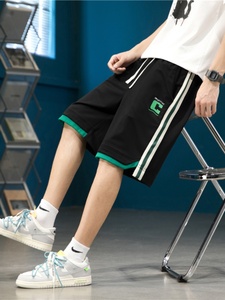 Junior High School Students Five-Point <strong>Shorts</strong> <strong>Teen</strong> <strong>Boys</strong> Casual Summer Thin Stylish Sports <strong>Shorts</strong> Drawstring Mid Knee Canvas - Product Image 6