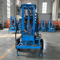 Machine de forage de puits d'eau EB-200 certifiée CE, profondeur 200m, moteur diesel, fabriquée en usine