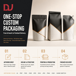 Doypack Mate Impreso Personalizado para Café de Champiñones, Café <span class=keywords><strong>Molido</strong></span> Arábica y Mezcla de Café, Envase de Bebidas Resellable con Base - Product Image 2