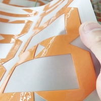 Production rapide, vente en gros, personnalisable, étiquettes adhésives durables pour presse à chaud, patchs en silicone avec logo de football pour la promotion de la marque