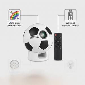 Proyector de Pelotas de Fútbol 1080P DLP Android 10 750 Lúmenes Portátil con Control Remoto Batería Integrada Uso en Cine en Casa - Product Image 1