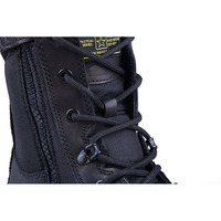 Bottes de combat tactique noires en nylon 1200D en cuir pleine fleur personnalisé OEM ODM d'usine vente en gros