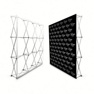 Reusable Pop-up Display Stand with Thickened Aluminum Alloy <b>Frame</b> and Replaceable Screen 230x230cm Scrolling - Product Image 3