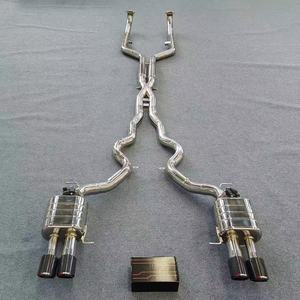 A-HPF E60 <span class=keywords><strong>M5</strong></span> Escape para BMW <span class=keywords><strong>M5</strong></span> E60 <span class=keywords><strong>E61</strong></span> 5.0L V10, Silenciador Valvetronic de Tubo Central Grande Individual con Válvula y Puntas de Escape - Product Image 4