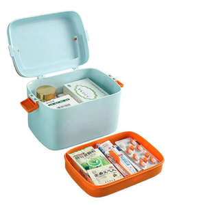 Vente en gros de trousses médicales en plastique, trousse de premiers soins, trousse d'urgence, sac personnalisé vide, boîte de rangement pour médicaments - Product Image 4