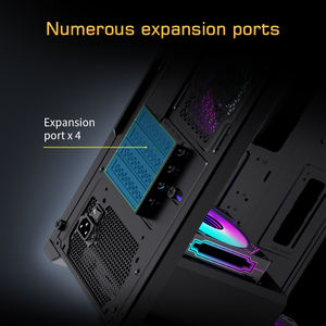 Lovingcool PC de bureau Châssis Jeu MATX Mid Tower Pc <span class=keywords><strong>Gaming</strong></span> Computer Gamer Case <span class=keywords><strong>Gaming</strong></span> - Product Image 5