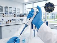 Pipette à volume réglable monocanal 0,1 µl-10 ml, micropipette mécanique en plastique pour usage en laboratoire