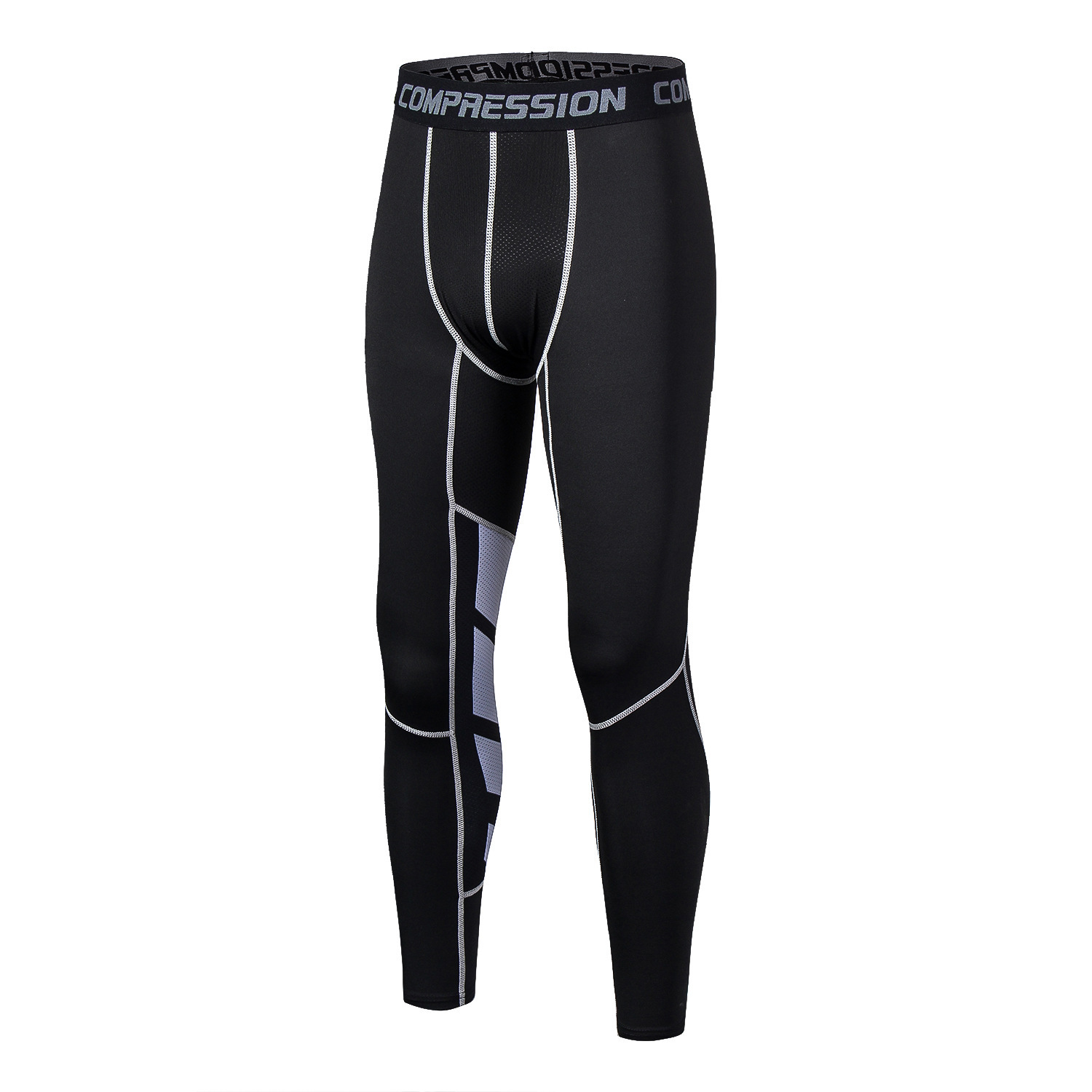 Pantalon en maille [Gris]