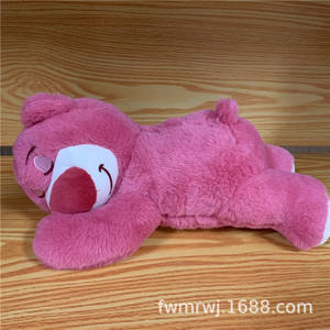 Nuovo <span class=keywords><strong>Orsetto</strong></span> di <span class=keywords><strong>Peluche</strong></span> Rosa Super Morbido Imbottito in Cotone PP, Giocattolo Antistress Lavabile da 8 e 9 Pollici, per Macchina Artiglio - Product Image 3