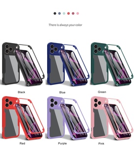 Custodia trasparente protettiva per schermo 360 Full Body per <span class=keywords><strong>iPhone</strong></span> 17 16 15 14 Pro Max / Pro / 17 Air/13 mini XS Max <span class=keywords><strong>XR</strong></span> 8 7 plus <span class=keywords><strong>Cover</strong></span> - Product Image 6