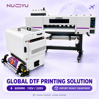 Imprimante DTF A1 60 cm à double tête d'impression XP600, machine de transfert de film PET certifiée CE, imprimante numérique textile 600 mm, Hansen Board