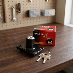 Serrure de tiroir Walrus SS2 19 mm |   Serrure de meuble en acier inoxydable pour tiroirs, armoires et meubles - Product Image 3