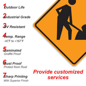 M Señal de seguridad de advertencia de aluminio Señal de estacionamiento de tráfico Placa de aluminio Señal de tráfico - Product Image 4