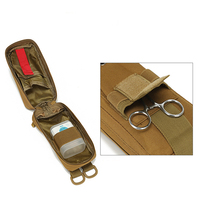 Kit médical d'urgence tactique extérieur personnalisé MOLLE kit de survie de camouflage étanche camping chasse en montagne sac de taille