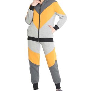 2025 survêtement 2 pièces automne haut court pull gaufré tricot à capuche tenues survêtement ensemble pantalons de survêtement survêtements pour femmes de haute qualité - Product Image 1