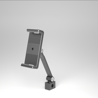 Nouveau style Support de tablette en métal rotatif à 360 degrés Support de téléphone pliable de 7 à 13 pouces iPad universel