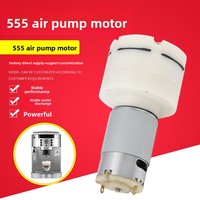 Moteur micro DC 12/220V 555 à aimant permanent haute efficacité pour pompe submersible, usage domestique, montage voiture, aquarium électrique