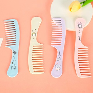 Colorful Plastic <b>Hair</b> <b>Combs</b> Mixed Colors Fine Tooth Lightweight Cartoon Design For Student Dormitory Use - Product Image 2