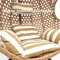 Chaise suspendue d'extérieur, chaise balançoire ronde pour chambre à coucher, balcon, terrasse