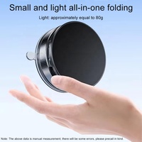 Support Magnétique Pliable à Ventouse Rotative 360 pour Téléphone Portable Maison Bureau Voiture Mur Salle de Bain Écran Tableau de Bord Fenêtre