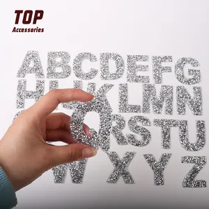 26 English Letters Rhinestone Ironing Patches DIY For Clothing