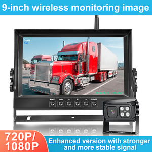 9 Inch Wireless Backup <b>Camera</b> System DVR Recorder Truck Rearview System, Rear Car for All Heavy-duty Vehicle Wireless-9-M05 <b>Wire</b> - Product Image 3