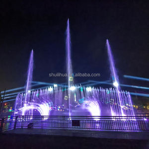 น้ำพุเชิงสร้างสรรค์ในพื้นที่ชมวิวแบบสแควร์ สำหรับการมีปฏิสัมพันธ์ระหว่างประชาชน น้ำพุเต้นระบำ น้ำพุดนตรีขนาดใหญ่ที่ปรับแต่งได้ - Product Image 4