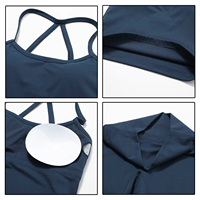Ensemble de yoga léger et respirant à séchage rapide, personnalisé en usine, avec crop top et short taille haute, pour la course et l'entraînement, effet ventre plat, extensible dans les quatre sens