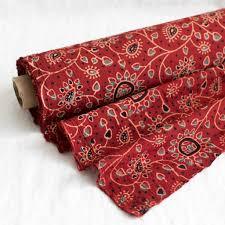 Tela Ajrakh 100% de la Mejor Calidad, Precios Accesibles, Tela Ajrakh Más Vendida, Hecha a Mano, Hermoso Estampado, Color Elegante - Product Image 5