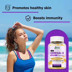 Private Label Vegan Omega 3 Softgels Further Enhances Function Bone Strength Powerful Antioxidant Skin Health - Product Image 4