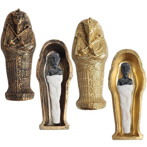 Figura Decorativa de Mumia de Faraón Egipcio, Pirámide, Arte, Resina Pintada a Mano, Recuerdo, Adorno para Decoración del Hogar y Regalo - Product Image 1