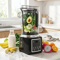 Meilleur Blender OEM, faible bruit, haute puissance, vitesse variable, machine à jus multifonctionnelle, 6 lames, bouton en plastique, source directe d'usine