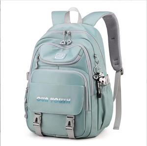 Bonito bolso escolar para estudiantes de color, mochila de doble hombro, bolsillos múltiples, mochila universitaria <span class=keywords><strong>barata</strong></span> al por mayor de fábrica - Product Image 4